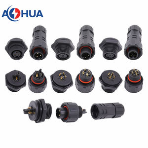 Connecteur <span class=keywords><strong>circulaire</strong></span> Aohua M16 2 3 4 <span class=keywords><strong>5</strong></span> broches mâle femelle à montage sur panneau 300V 250V 110V Connecteur électrique - Product Image 2