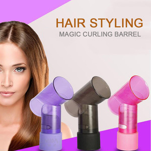 Rouleau magique pour sécher les cheveux, outil de <span class=keywords><strong>coiffure</strong></span>, souffle du vent, sèche-cheveux, soins, barbier - Product Image 4