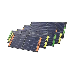 Sunniest có thể gập lại bảng điều khiển năng lượng mặt trời 100W tùy chỉnh di động không thấm nước linh hoạt Bảng điều khiển năng lượng mặt trời 20W 30W 40W 50W 80W 120W