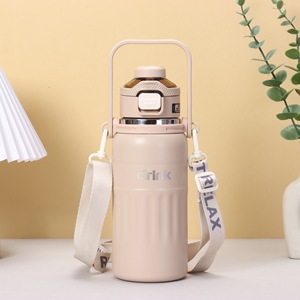 Custom 316 Stainless Steel Eco-Friendly Anti-Slip Vacuum Insulated Water Bottle Double <b>Wall</b> BPA Free Leak-Proof Large Capacity - Product Image 5