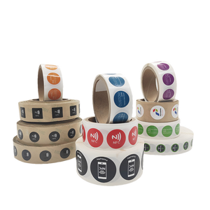 Etiqueta NFC Redonda de 20mm, 13.56MHz, Pequeña, Resistente al Agua, para Control de Acceso y Gestión de Pagos en Hoteles - Product Image 3