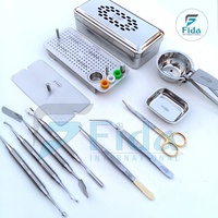 Kit d'instruments chirurgicaux dentaires Fida Dental PRF pour implants parodontaux, en acier inoxydable, outils manuels, usage dentaire professionnel, à vie