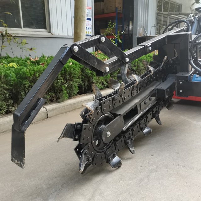 Wholesale Price Self Propelled Trencher High Efficiency Mini Trencher with Chainsaw Remote Trencher