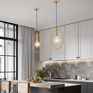 <span class=keywords><strong>Luminaire</strong></span> <span class=keywords><strong>suspendu</strong></span> moderne <span class=keywords><strong>en</strong></span> forme de boule de <span class=keywords><strong>verre</strong></span>, lampe suspendue avec anneau doré, éclairage décoratif pour chambre à coucher, salon, magasin, restaurant - Product Image 5