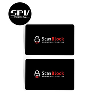 Carte de protection contre le blocage de sécurité RFID de bouclier de signal antivol d'impression gratuite de gros