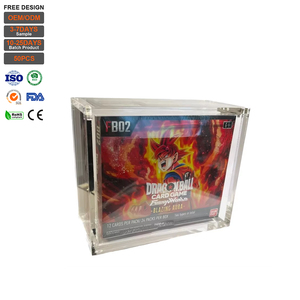 Estuche <span class=keywords><strong>de</strong></span> exhibición acrílico portátil moderno para <span class=keywords><strong>Dragon</strong></span> <span class=keywords><strong>Ball</strong></span> <span class=keywords><strong>Super</strong></span> Booster Box, paquete <span class=keywords><strong>de</strong></span> refuerzo en inglés, almacenamiento coleccionable - Product Image 1