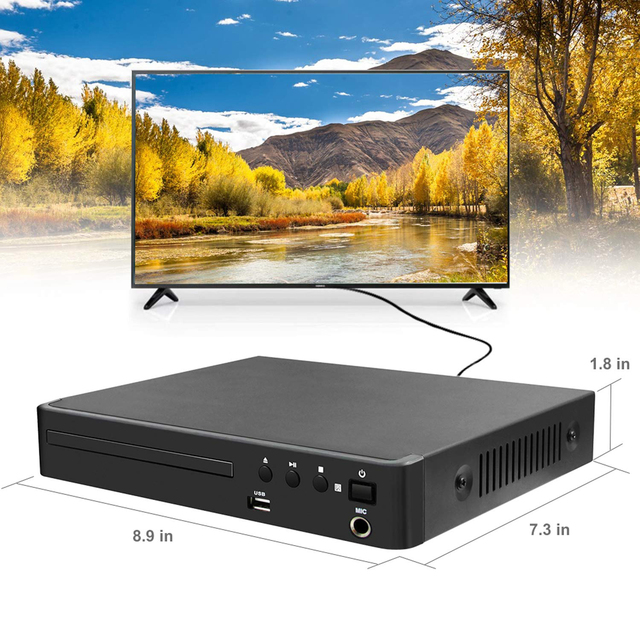 Wholesale Reviews Remote Control Sexy Video HD 1080P 2.8inch Screen for RCA USB CD for VCD Player Car Auto Home
