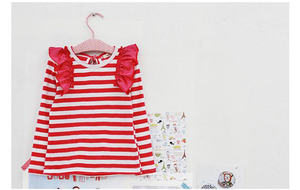 Conjunto de Ropa Infantil de Alta Calidad de 2 Piezas, Camiseta de Manga Larga a Rayas y Pantalones Casuales para Niñas - Product Image 4