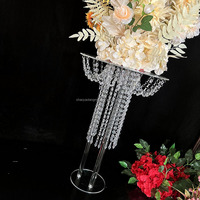 Vente directe d'usine support de fleurs en acrylique transparent hôtel maison décoration de table ornements de mariage