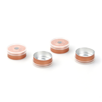 Bouchon à vis en aluminium de 20 mm, vente en gros, OEM, antidérapant, à fermeture moletée, non rechargeable, couvercle à clapet, étanche, hermétique, pour bouteille