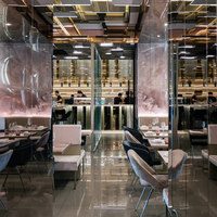 Paquets de meubles pour suites d'hôtels de luxe Design d'intérieur d'accueil haut de gamme personnalisé Canapés-lits et tables en bois pour restaurants