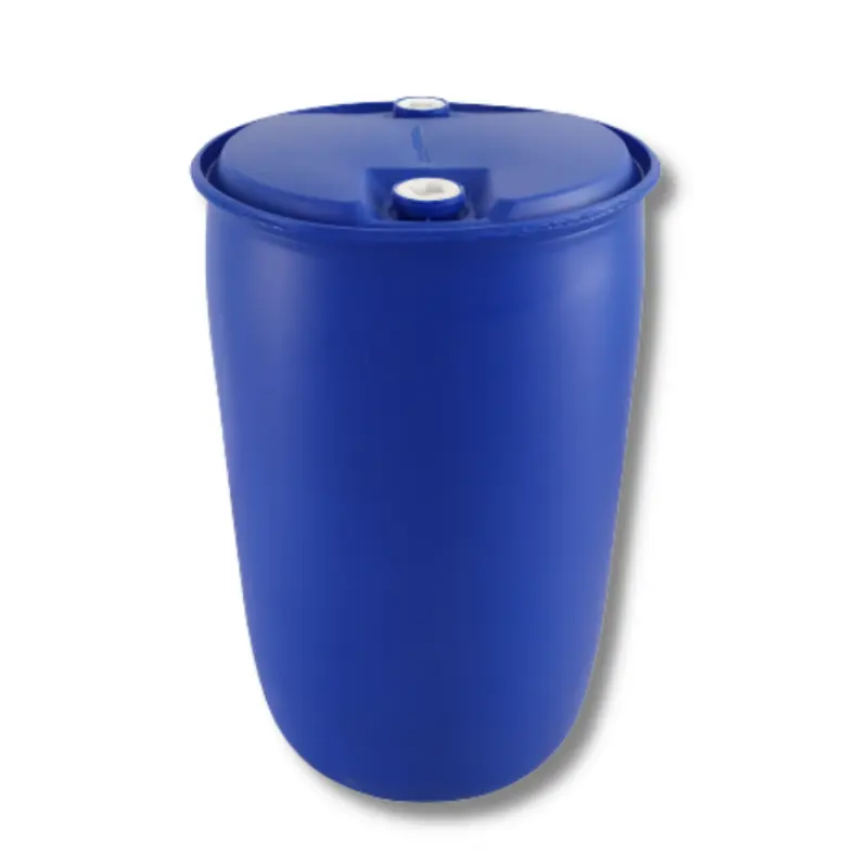Высокое качество 200L закрытый верх HDPE пластиковый синий барабан доставка баррель для продажи