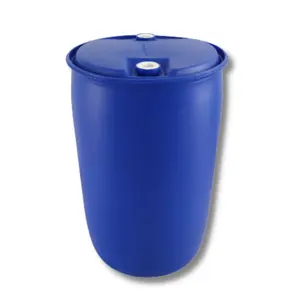 Di alta qualità 200L chiuso superiore HDPE tamburo di plastica blu barile di spedizione per la vendita