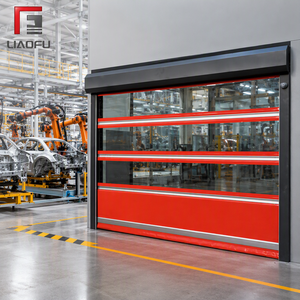 Portes à enroulement en <span class=keywords><strong>PVC</strong></span> sur mesure à grande vitesse pour <span class=keywords><strong>garage</strong></span> souterrain, atelier <span class=keywords><strong>de</strong></span> lavage <span class=keywords><strong>de</strong></span> voitures, étanches et automatiques - Product Image 6