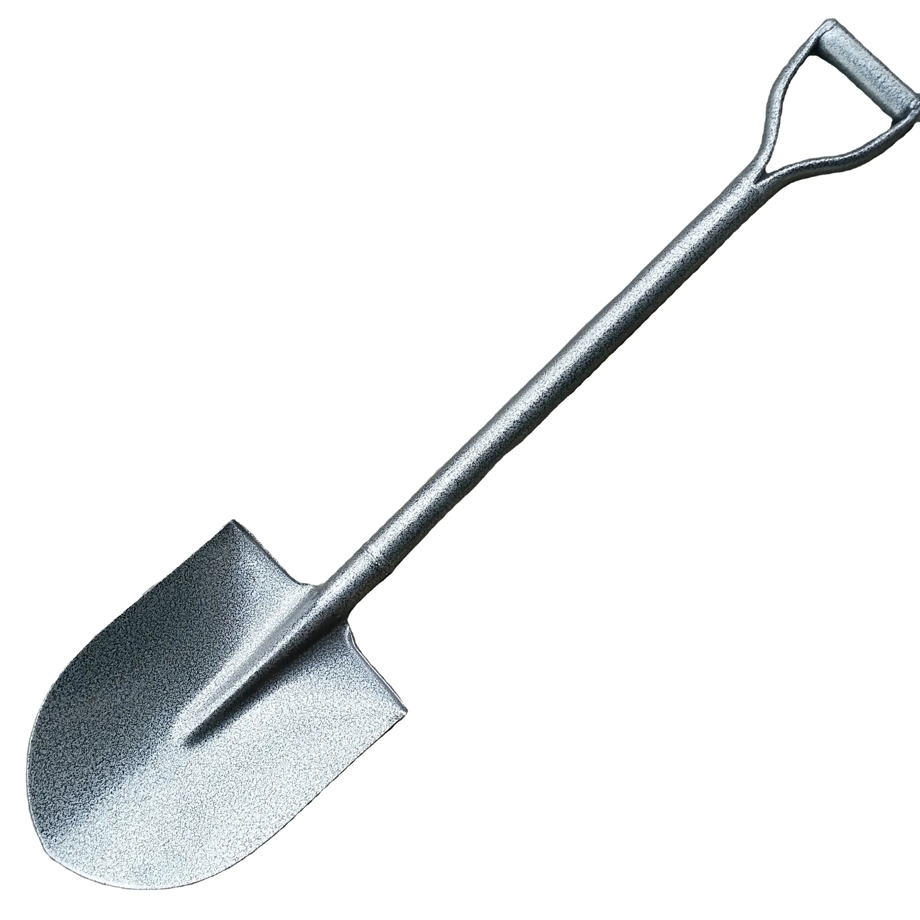 High quality D Grip type Metal Steel shovel with handle with special steel plates