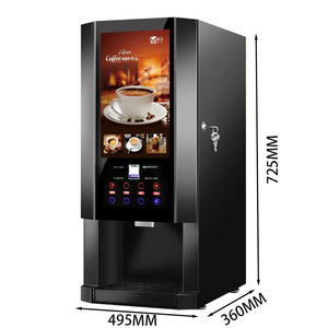 Customized Instant Coffee Machine Hot Cocoa <b>Led</b> <b>Light</b> Box Advertising Milk <b>Tea</b> Vending Coffee Vending Machine Customized - Product Image 6