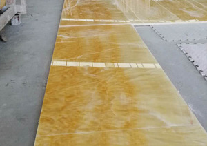 लक्जरी प्राकृतिक पीले शहद गोनीक्स संगमरमर स्लैब पॉलिश सजावटी पत्थर आंतरिक दीवार काउंटरटॉप बाथरूम डिजाइन के लिए - Product Image 6