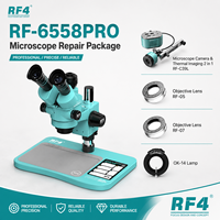 Microscope trinoculaire RF4 6558PRO avec caméra thermique 4K, grossissement 6,5X-58X, garantie 1 an, outil de réparation de téléphone portable