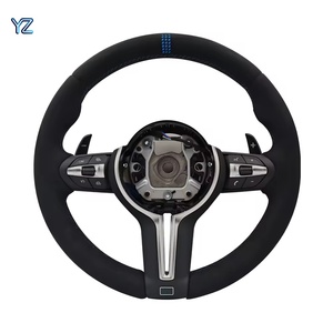 Volant en cuir pleine fleur style YZ CS pour <span class=keywords><strong>BMW</strong></span> F01 F10 F20 F21 F22 F25 F26 F30 F32 F36 M2 F87 M3 F80 M4 F82 F90 X5 F15 X6 F16 - Product Image 3