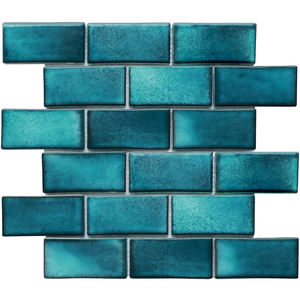 Tuile de mosaïque en verre émaillé irrégulier pour la décoration murale - Product Image 2