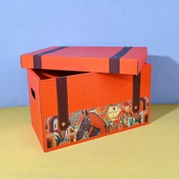 Boîte cadeau personnalisée en carton ondulé avec couvercle et base, impression CMYK, estampage à chaud, avec poignée, pour Noël, Ramadan, Eid