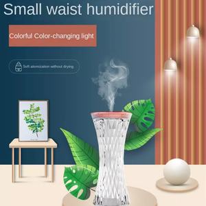 เครื่องเพิ่มความชื้นในอากาศแบบสัมผัสพร้อมไฟ LED กลิ่นหอม และไฟกลางคืนหลากสี - Product Image 4
