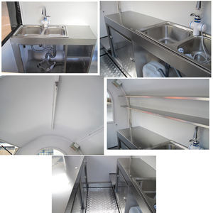 Chariots mobiles de restauration et camions de restauration mobiles 2025 KN-220D avec quatre roues - Product Image 5