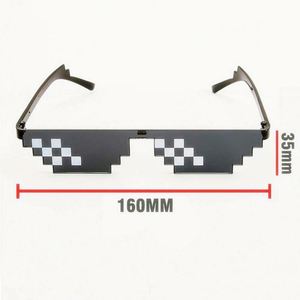 Gafas de Sol Divertidas y Económicas de Moda al por Mayor, Gafas de Mosaico Pequeñas de 8 Bits para Hombres y Mujeres - Product Image 3