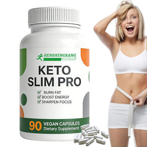 OEM Keto píldoras de dieta rápida Vinagre de sidra de manzana exógeno <span class=keywords><strong>BHB</strong></span> suplemento de sal quema de grasa dieta cetogénica cetona Slim Pro mujeres - Product Image 1