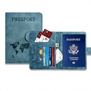 Rfid Bag Family Large Waterproof Travel Passport <b>Wallet</b> <b>Holder</b> for Men Women Lightweight Portable - Product Image 1