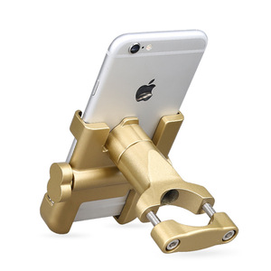 Support de téléphone en alliage d'aluminium pour moto électrique avec déverrouillage à une touche, compatible Apple IPhone C1CBK - Product Image 2