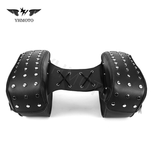 Cafe Racer Retro Universal moto PU posteriore borsa da sella borsa da sella pacchetto pacchetto borsa da sella <span class=keywords><strong>per</strong></span> Kawasaki Z900rs W800 <span class=keywords><strong>BMW</strong></span> KTM - Product Image 6