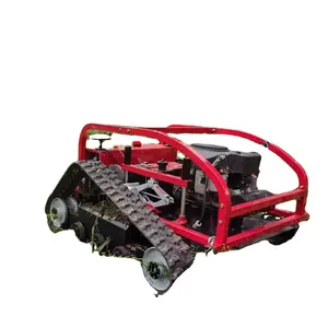 Chassis karet robot dilacak untuk pemotong rumput dilacak platform chassis untuk pemotong rumput dengan trek karet