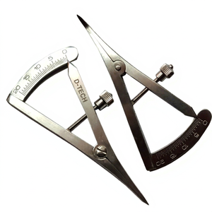 Rootcare Dental Castroviejo Caliper Angled/Straight 0-20mm Acier Inoxydable Manuel Certifié CE Instruments Chirurgicaux de Classe I - Product Image 1