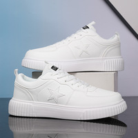Chaussures de sport blanches pour hommes, taille spéciale 47, style Air Force, originales, simples, à semelle épaisse, décontractées, pour la course et la mode