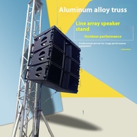 Support d'espace en forme de A en alliage d'aluminium de taille personnalisée Cintre audio Line Array Affichages de portique en treillis optimaux pour bar