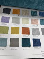 Tissu de rideau occultant jacquard froissé YC, largeur 280-320 cm, polyester texturé, matériau de rideau de luxe léger