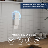 Trampas para Moscas de la Fruta para Interiores, Trampas para Mosquitos, Trampas para Insectos Voladores, Trampas para Moscas Domésticas, Lámpara Atrapa Insectos para el Hogar