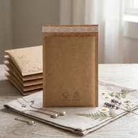 Enveloppe à bulles en papier kraft / Enveloppe rembourrée / Sac d'expédition rembourré / Emballage protecteur écologique Taille personnalisée Logo