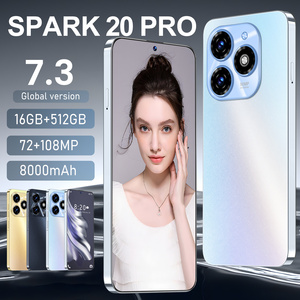 Téléphone portable <span class=keywords><strong>4G</strong></span> 5G HOT Strong à 10 cœurs d'empreintes digitales tecno spark 20 pro, smartphone déverrouillé de haute qualité - Product Image 2