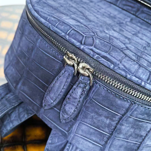 Nouveau style de <span class=keywords><strong>sac</strong></span> à <span class=keywords><strong>dos</strong></span> pour hommes en peau de <span class=keywords><strong>crocodile</strong></span> nubuck fait main de haute qualité - Product Image 5