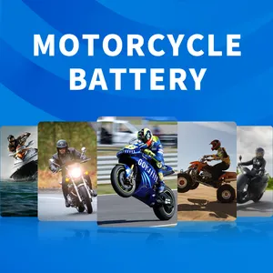 Yüksek kaliteli pil 12v 12ah kuru şarjlı motosiklet bataryası ortak motosiklet