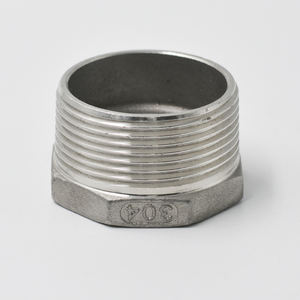 Stainless Steel 304 pipa berulir pipa fitting pipa Stainless Steel benang <span class=keywords><strong>BSPT</strong></span> peredam wanita Hex Bushings - Product Image 1