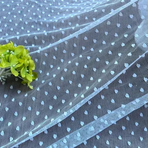 Zeal 100% Polyester Dệt Kim Thêu Lưới Vải Nhuộm Mô Hình Cho Thời Trang Váy Cưới Muỗi Vải Tuyn Lưới Đồ Lót Sử Dụng