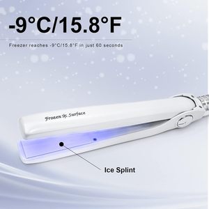 Fer à lisser professionnel à froid pour cryothérapie, <span class=keywords><strong>double</strong></span> poignée, pour salon de coiffure, réparation des cheveux abîmés - Product Image 4