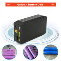 Routeur Wifi caméra Ip UPS 18650 batterie au Lithium alimentation de secours DC en ligne Portable 5V 9V 12V 1A Mini UPS pour CCTV