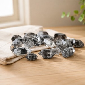 Cuarzo Diamante Herkimer Natural al por Mayor, Cristal en Bruto de Doble Terminación, Piedras Curativas, Espécimen, Regalo para Meditación - Product Image 2
