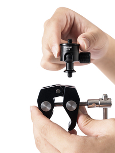 Hợp kim nhôm Hot Giày núi Mini Tripod Head cho DSLR máy ảnh cho điện thoại thông minh ánh sáng & microphone-Chụp ảnh núi Adapter - Product Image 4