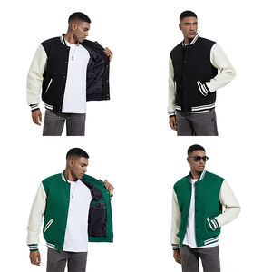 Op Maat Gemaakte Hoge Kwaliteit Print Heren <span class=keywords><strong>Baseball</strong></span> Jack Heren Tricksuit Geborduurd Logo Patchwork Jas - Product Image 2