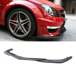 ลิ้นกันชนหน้าคาร์บอนไฟเบอร์ สปอยเลอร์ปีกหน้า สำหรับรถเมอร์เซเดสเบนซ์ ซีคลาส W204 C63 ปี 2011+ - Product Image 2